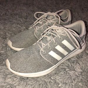 grey adidas cloudfoams